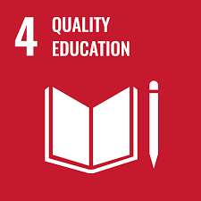 Sustainable Development Goals 4 icon UN SDG logo for Silambam